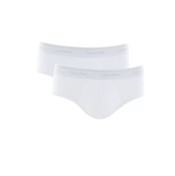 KIT 2 CUECAS SLIP COTTON CALVIN KLEIN BRANCO